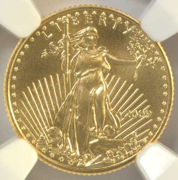 Superb NGC MS69 graded 2009 $5 American Gold Eagle coin