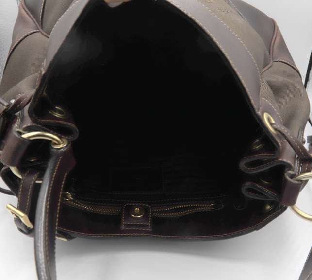 Preowned Prada Canapa Logo Canvas Shoulder Bag
