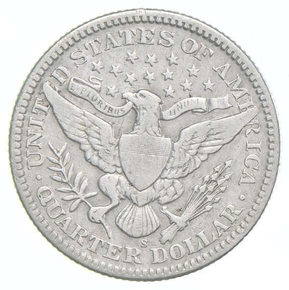 1905-S Barber Quarter