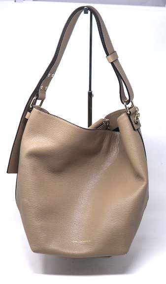 Karl Lagerfeld Brown Leather Tote Bag