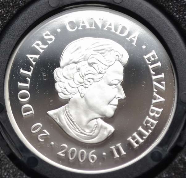 2006 Canada Holographic Pure Silver $20 Proof