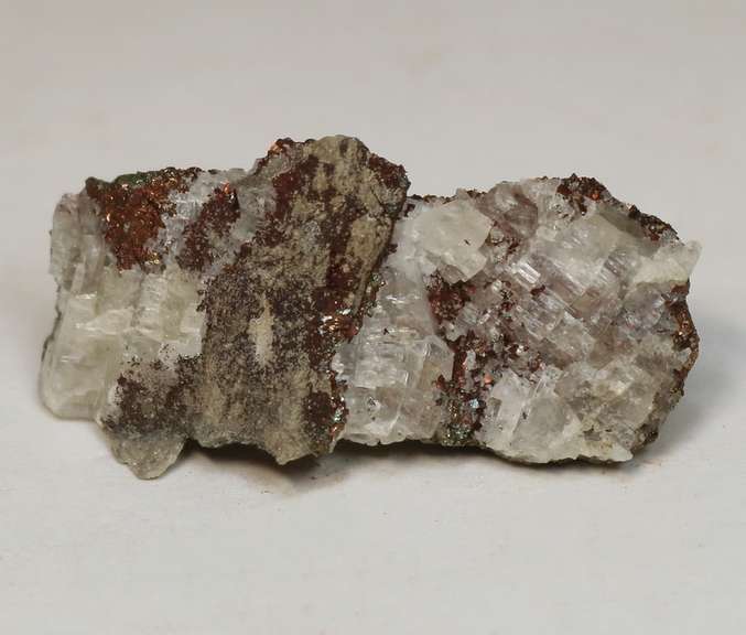 Multi-hue! 65.5ct natural Pyrite and Calcite