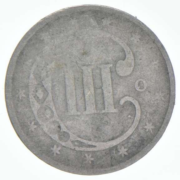 1851-O Silver Three-Cent Piece
