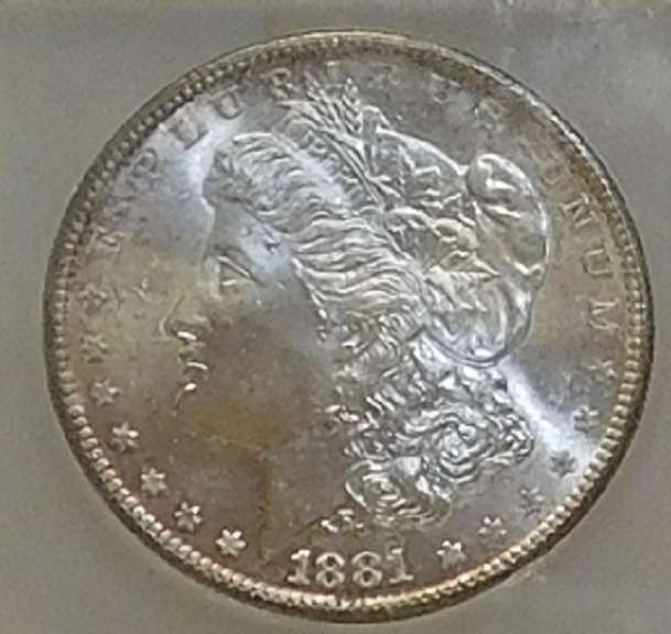 1881-S Morgan Dollar ICG MS-64
