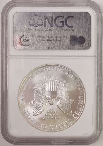 1999 American Silver Eagle NGC MS69