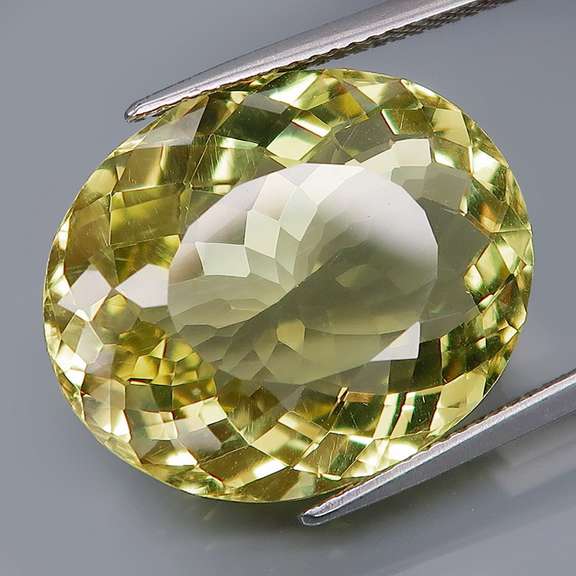 Brilliant! 17.76ct top lemon yellow unheated Citrine