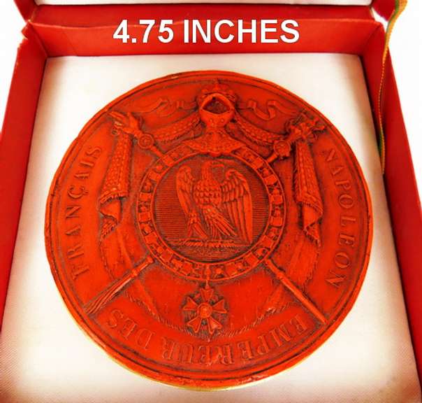 Vintage French Napoleon, 1st Emperor Seal Paperweight