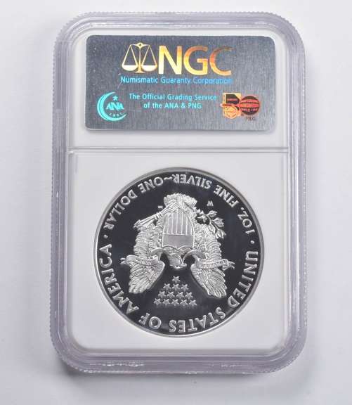 PF70 UCAM 2008-W American Silver Eagle ER NGC