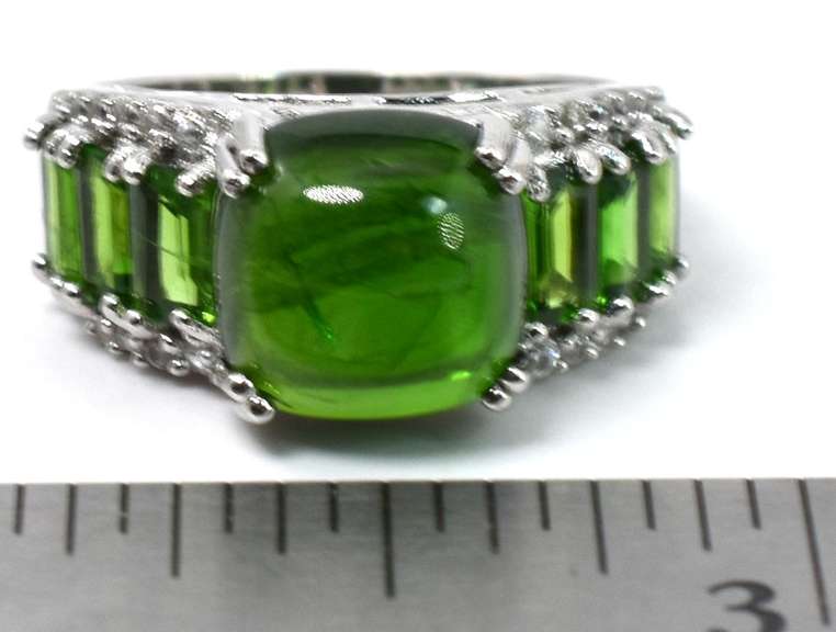 Green Crystal Ring
