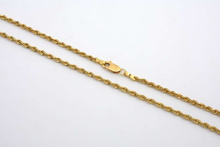 Popular 14k Rope Necklace