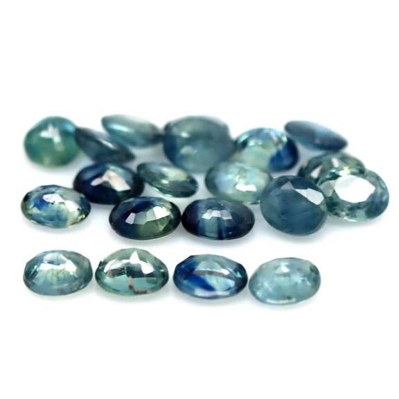 Heated only! 8.10t oval cut Sapphire set