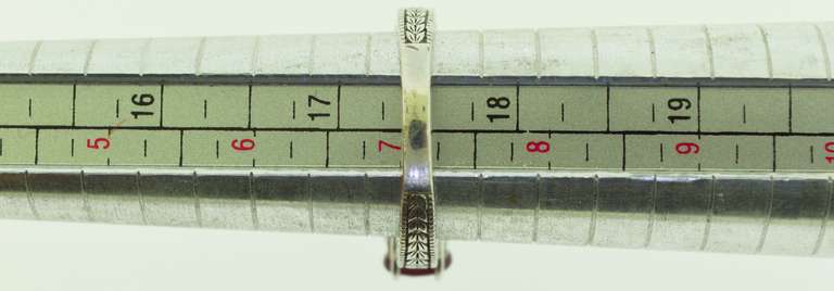 Sterling Silver Ruby Ring