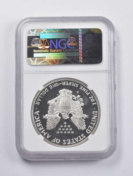 PF69 UCAM 1989-S American Silver Eagle Signed Jones NGC