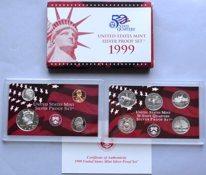 1999 US Mint Silver Proof Set