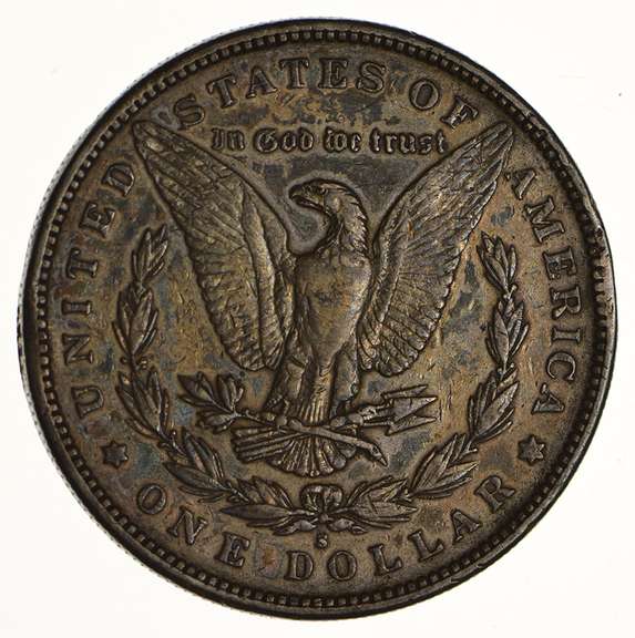 1893-S Morgan Silver Dollar - Circulated