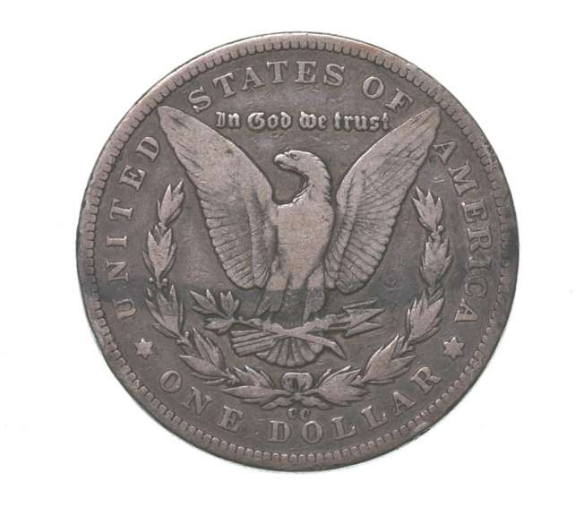 1893-CC Morgan Silver Dollar