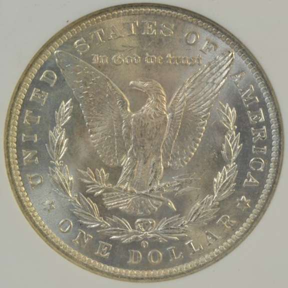 Great nearly Gem BU 1884-O Morgan Silver Dollar. NGC MS64