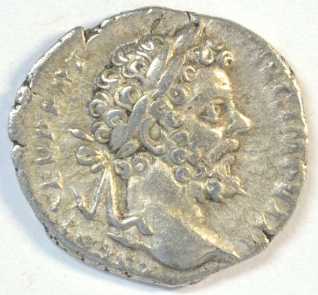Nice Septimius Severus Roman Silver Denarius, 193-211 AD