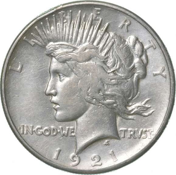 1921 Peace Silver Dollar