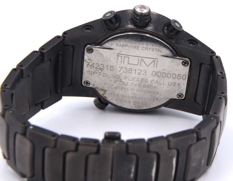 Tumi Chronograph Black Watch