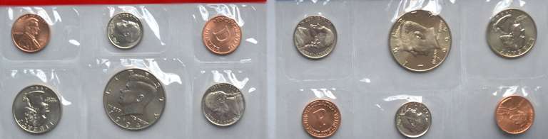 End of a US Mint Set Lot 1969-2000