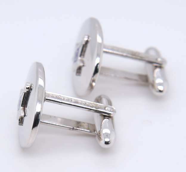 925 Sterling Silver Signed Cufflinks