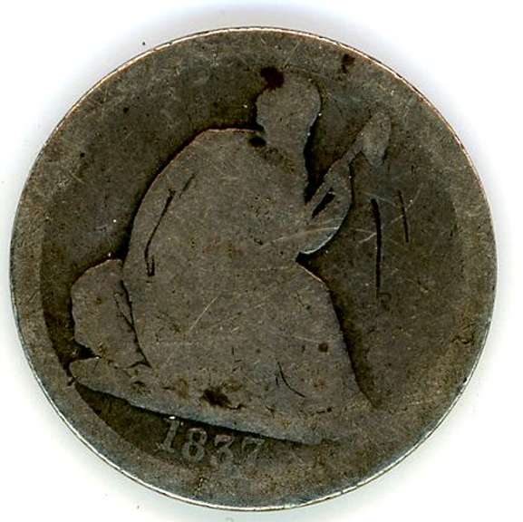 1837 Type 1 Liberty Seated Dime