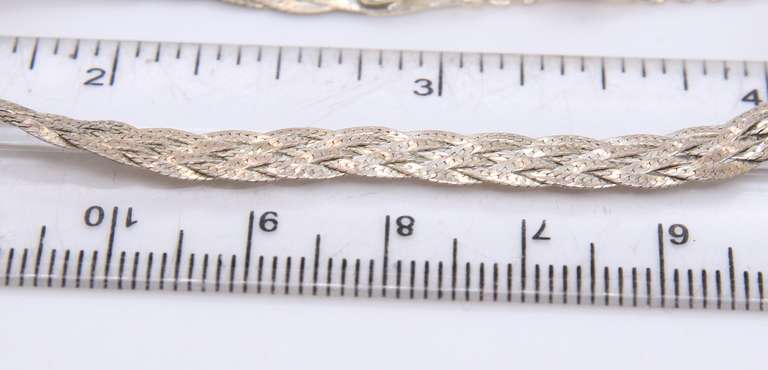 Sterling Silver Braided Bracelet