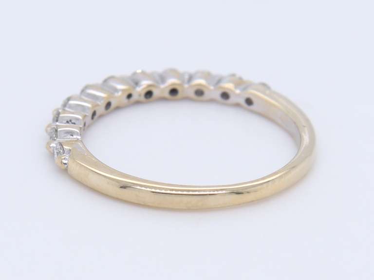 Classic 14kt WG Shared Prong Diamond Band
