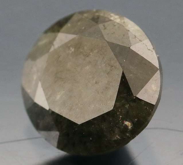 Stunning! 1.28ct gray and black Diamond solitaire