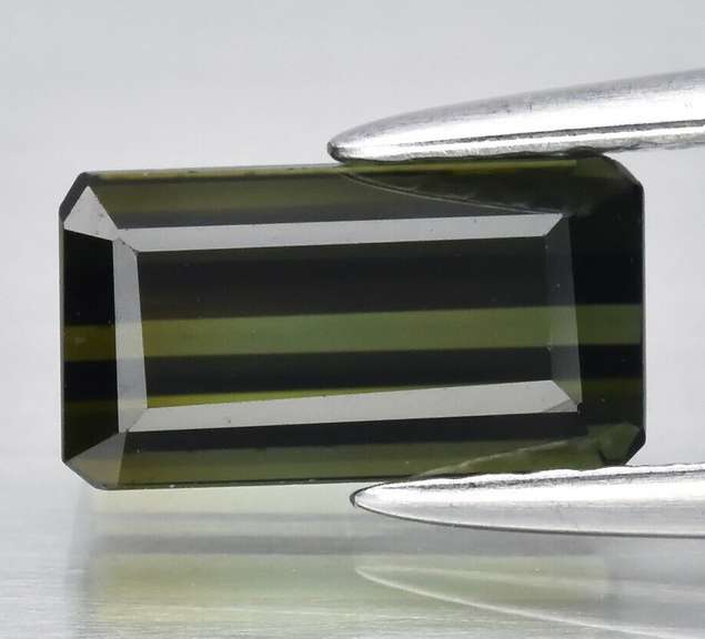 Captivating 1.39ct VS clarity forest green Tourmaline