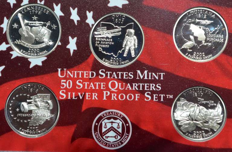 2002 Silver US Proof Set