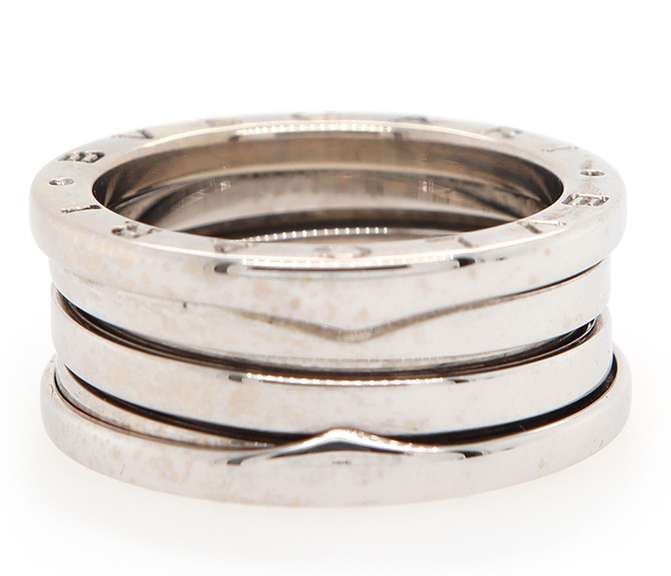 Bvlgari B Zero Three Row Band Ring in 18kt