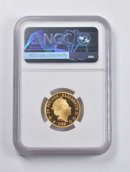 PF69 UCAM 2020 Great Britain 25 Pounds Mayflower Voyage NGC