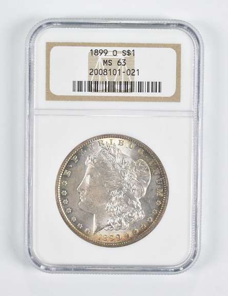MS63 1899-O Morgan Silver Dollar NGC Toned!
