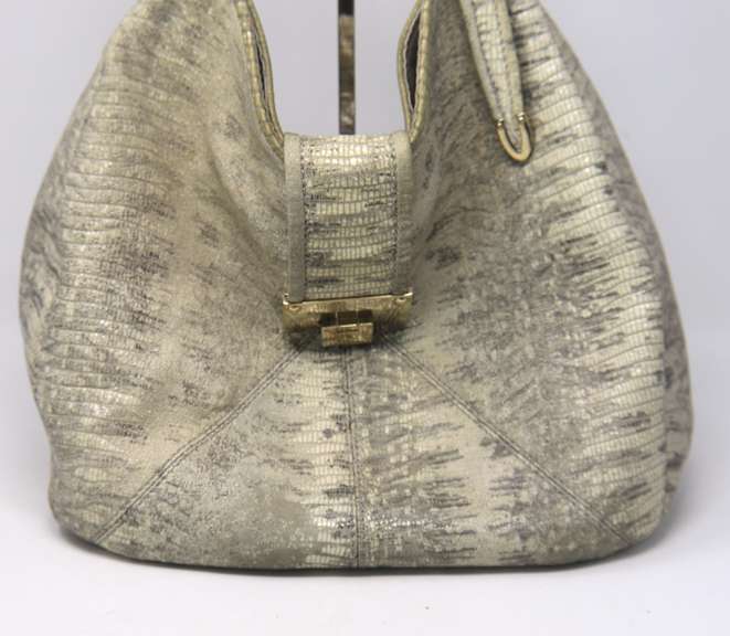 Jimmy Choo Cream Shoulder Bag
