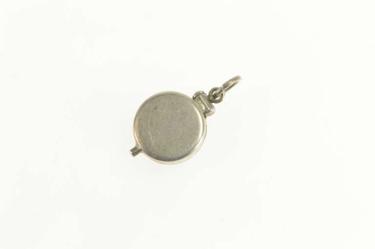 Sterling Silver 3D Waffle Iron Breakfast Cooking Charm/Pendant