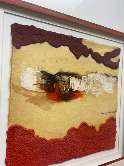 One of a Kind Volcanic Abstract Work of Art
