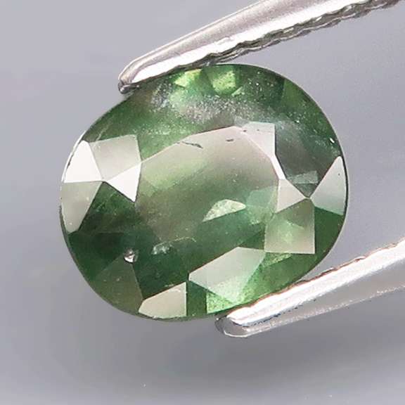Unheated! 1.23ct hunter green Sapphire