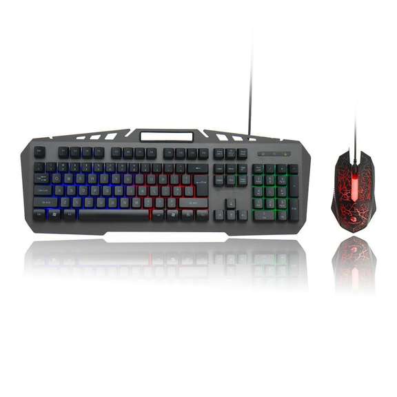 104 keys USB RGB Waterproof Gaming Keyboard + Mouse