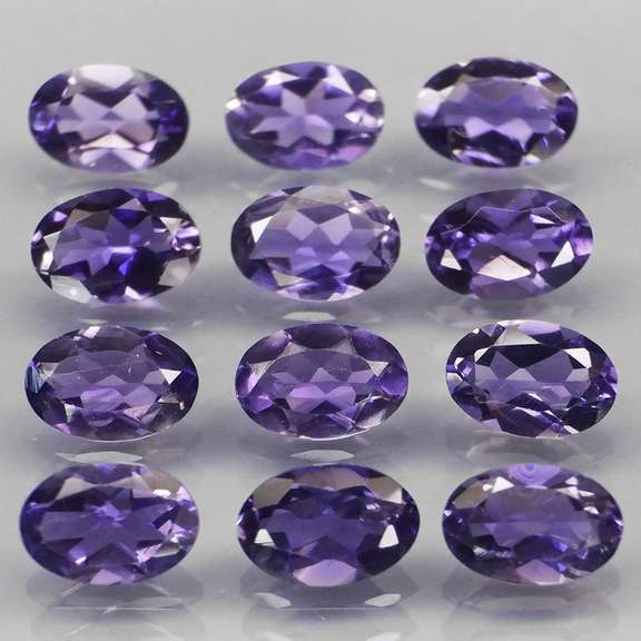 Collectors 4.35ct very best blue violet hue Iolite set