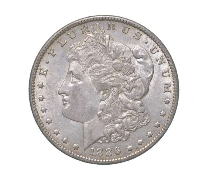 1886-O Morgan Silver Dollar