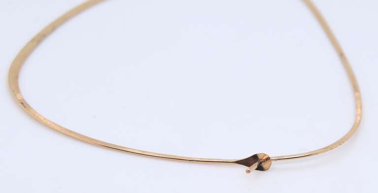 Lovely Yellow Gold Large Hoop Earrings