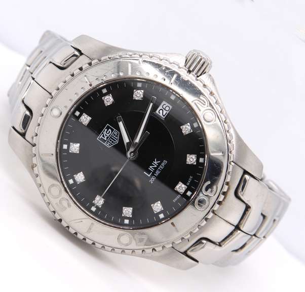 MEN’S TAG HEUER LINK DIAMOND WATCH