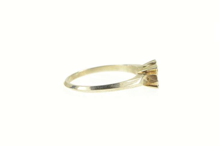 14K Yellow Gold 4.25mm Setting Vintage NOS 1950's Engagement Ring