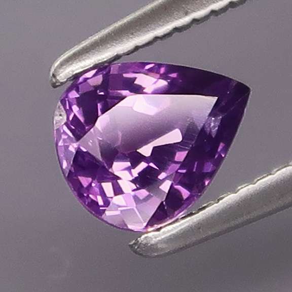 Stunning .69ct UNHEATED VS blue violet Sapphire