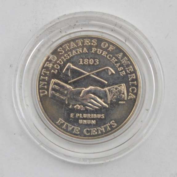 2004 Westward Journey Nickel Coin & Cancelled Die Set BOX & COA