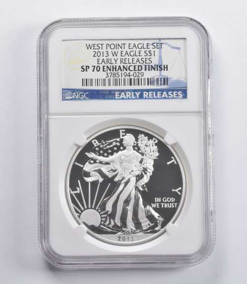 SP70 EF 2013-W American Silver Eagle ER NGC Enhanced Finish
