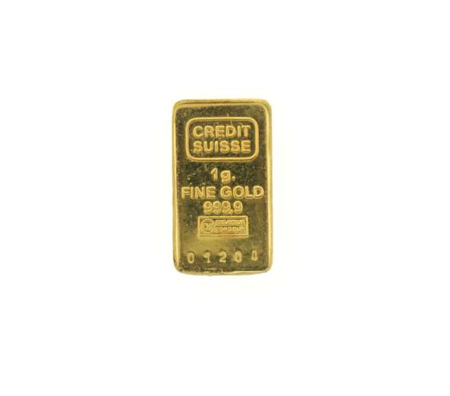 Pure .999 Gold Bar