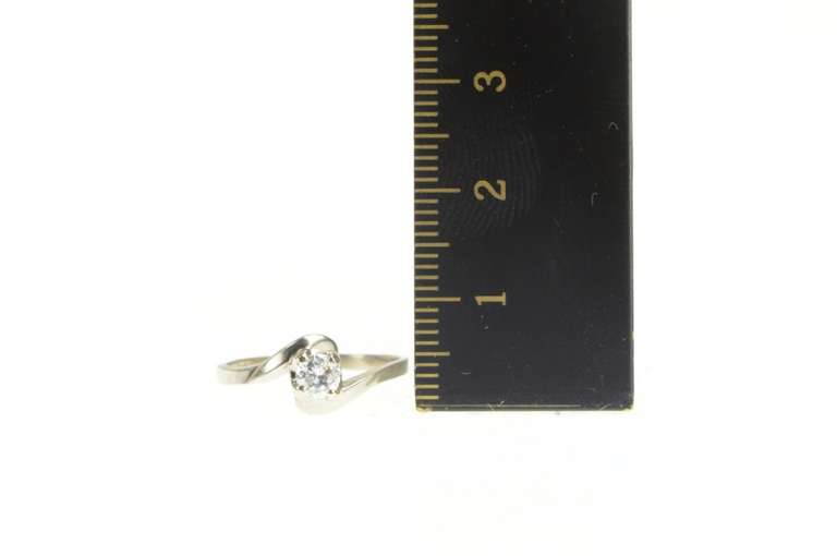 10K Yellow Gold 0.22 Ct Diamond Solitaire Engagement Ring